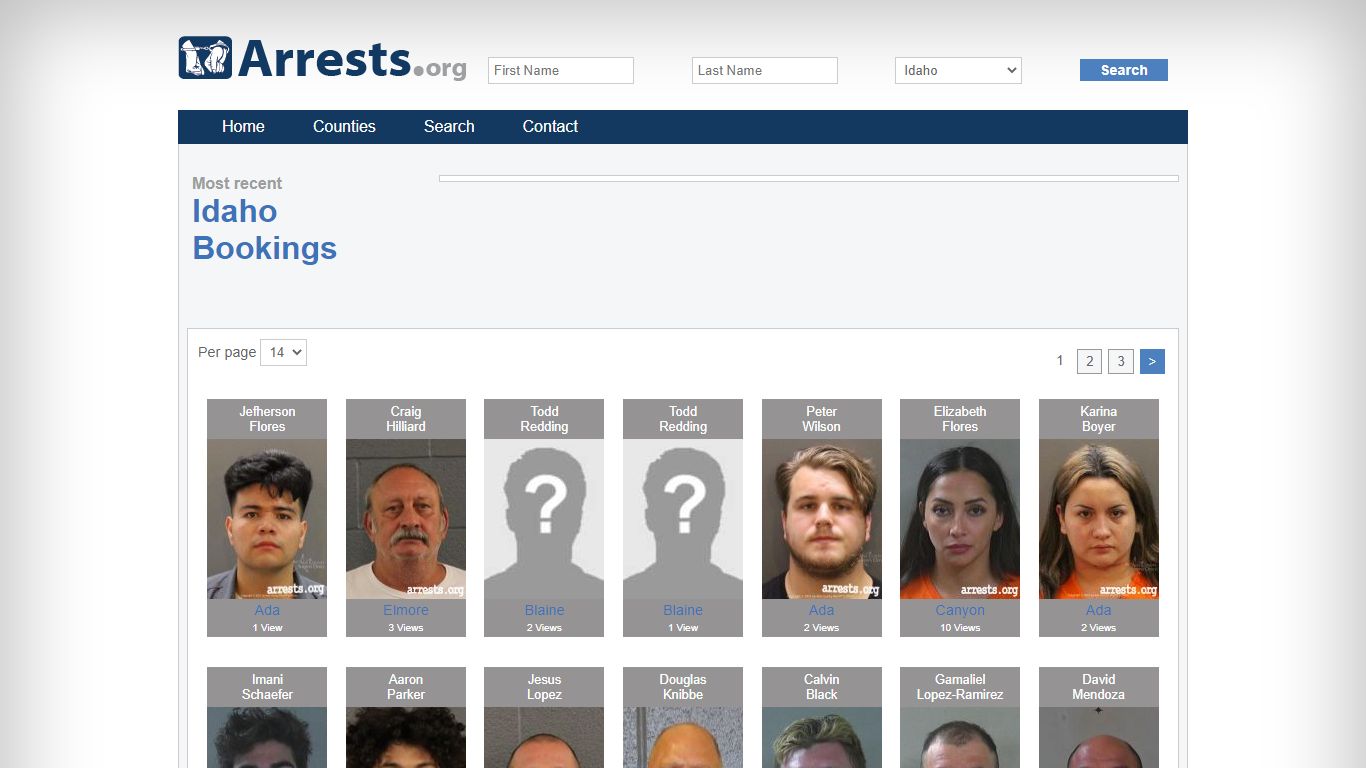 Idaho Arrests and Inmate Search